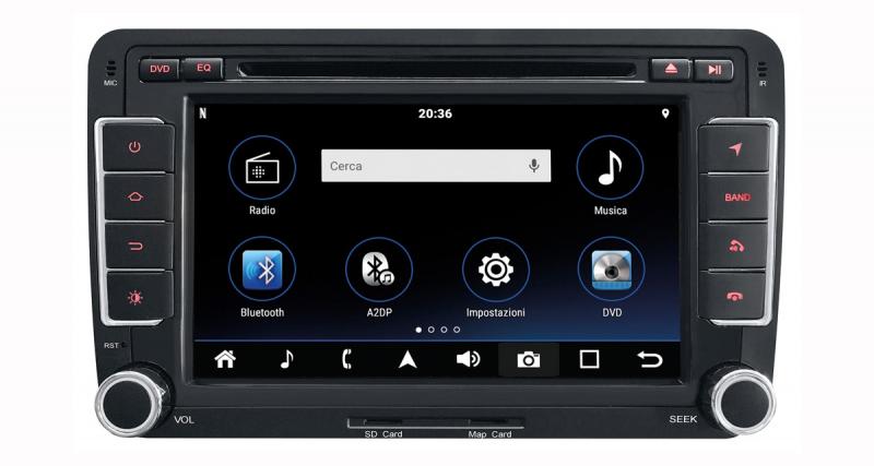  - Un autoradio Android 8.0 spécial VW chez Phonocar