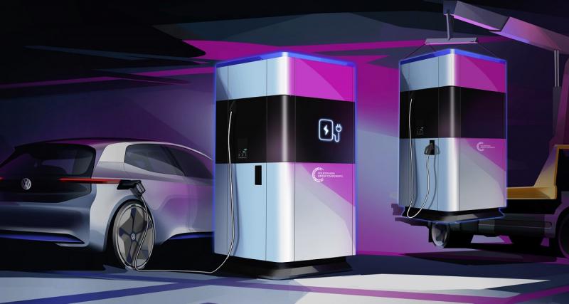  - Recharge de voiture électrique : la station mobile de Volkswagen