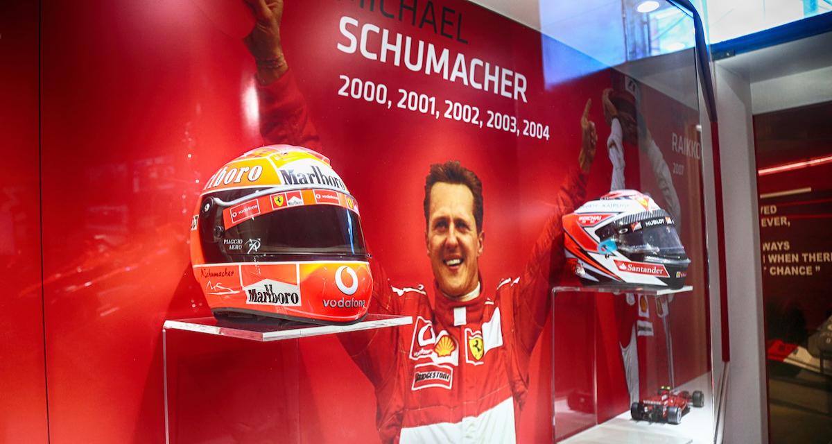 Une expo consacrée à Michael Schumacher au musée Ferrari