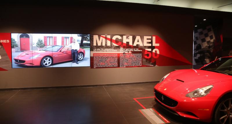 Une expo consacrée à Michael Schumacher au musée Ferrari - Des records encore et toujours