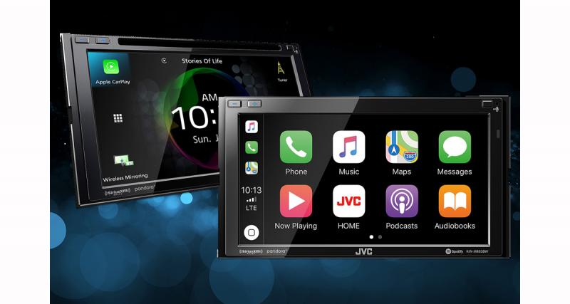  - Au CES 2019, JVC présentait deux autoradios vidéo avec CarPlay et Android Auto Wireless