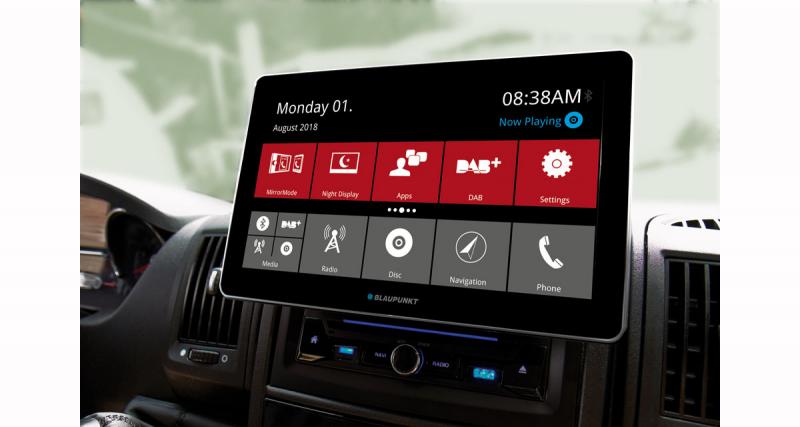  - Autoradio Android avec écran 10 pouces à prix canon chez Blaupunkt