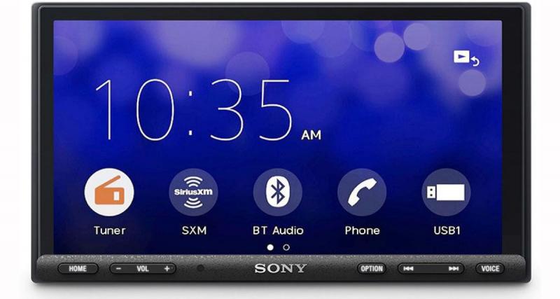  - Au CES 2019, Sony présentait un nouvel autoradio CarPlay doté d’une amplification puissante