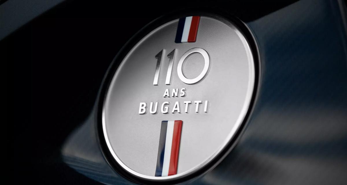 Bugatti fête la France pour l'édition limitée 110 ans de sa Chiron Sport