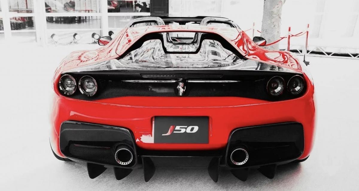Cette Ferrari J50 n'a jamais roulé. 