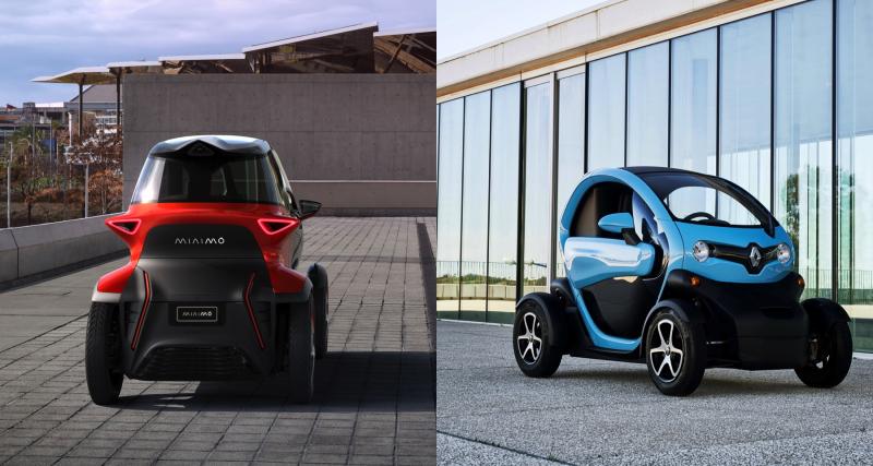 Design, technologie, autonomie : la Seat Minimo face à la Renault Twizy - Habitacle et technologie