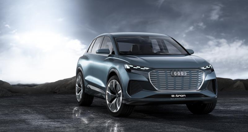 Salon de Genève 2019 -  Audi Q4 e-tron Concept : toutes les infos du SUV compact allemand 100% électrique 