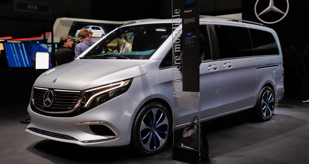 Mercedes Classe EQV : nos photos du Van 100% électrique au Salon de Genève 2019