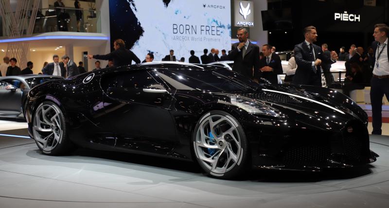 Genève 2019 : Bugatti La Voiture Noire en 4 points - Design