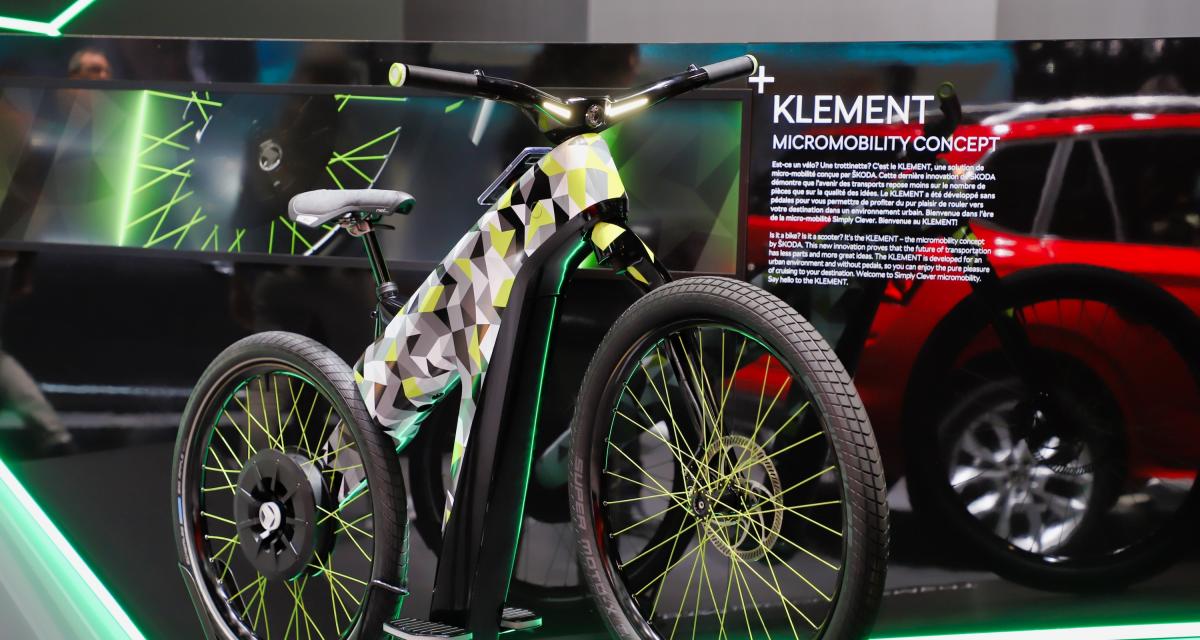 Skoda a présenté au Salon de Genève 2019 un concept de vélo électrique