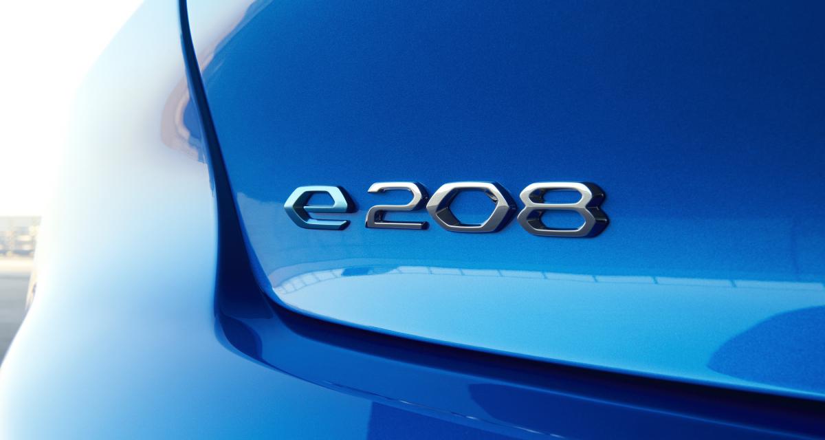 e-208, la version 100% électrique de la 208 de seconde génération