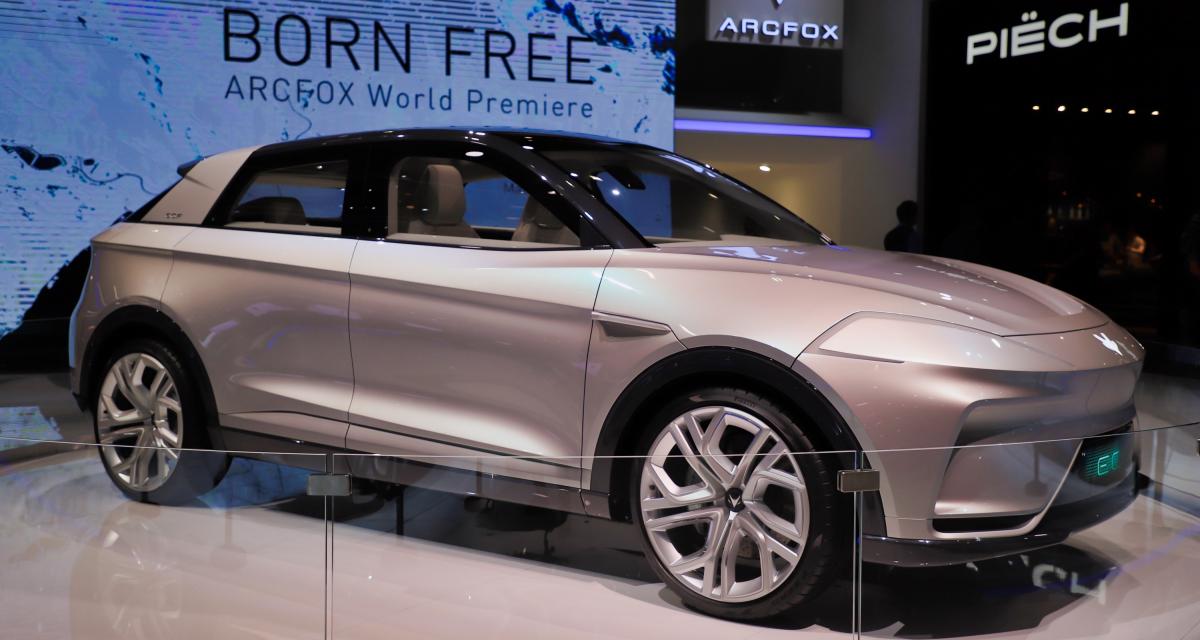 Le concept de SUV électrique Arcfox ECF au Salon de Genève 2019