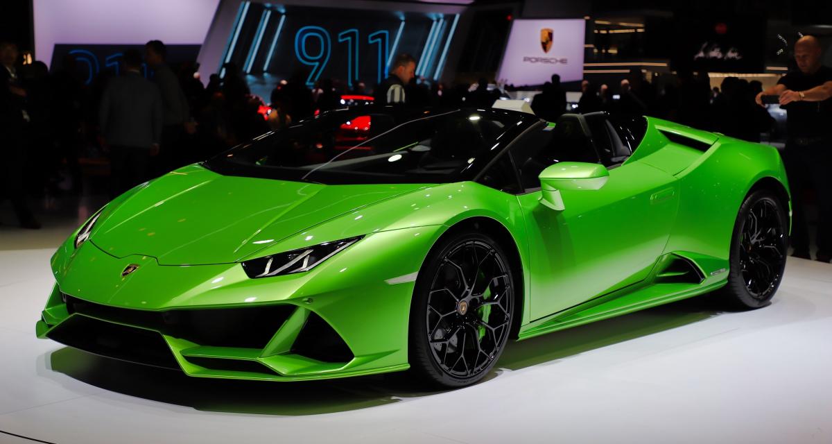 La Lamborghini Huracan Evo Spyder au Salon de Genève 2019