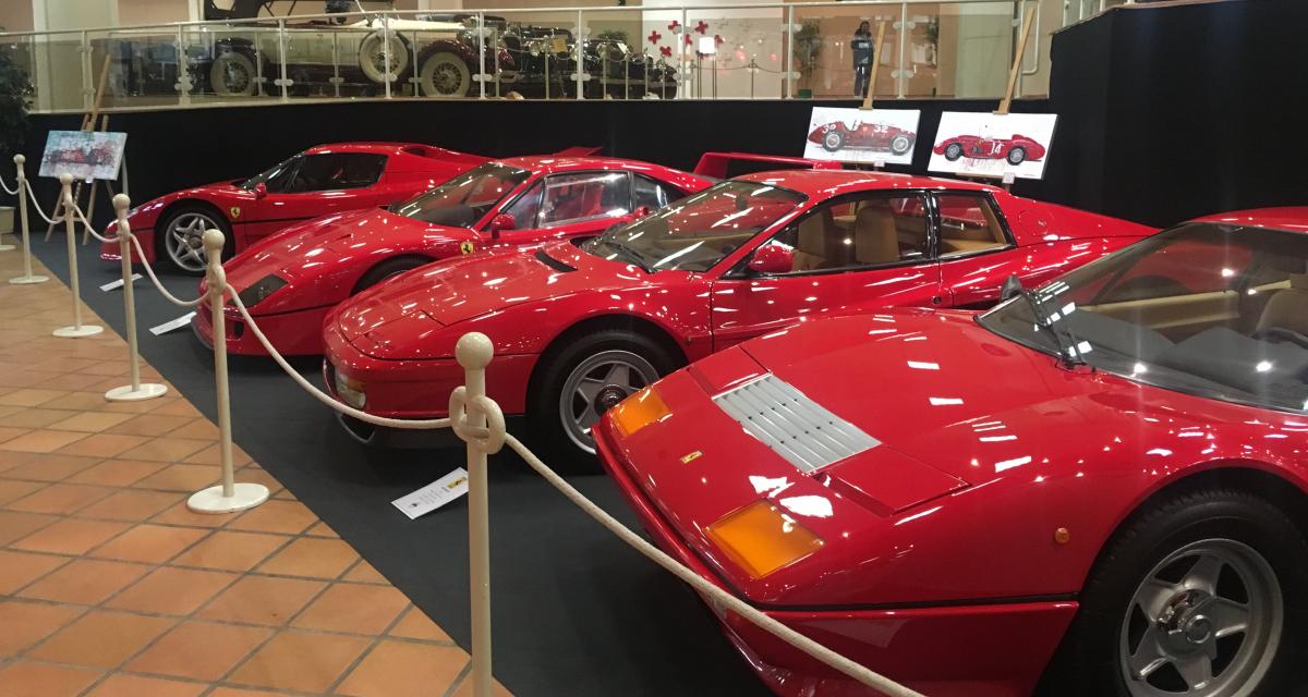 L'exposition Ferrari à Monaco