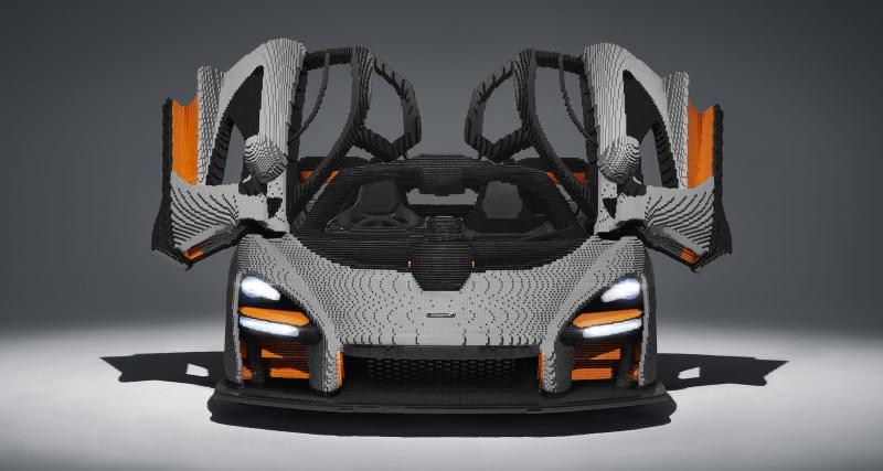 McLaren Senna Lego : une œuvre d'art de 467 000 pièces ! - La McLaren Senna en version Lego