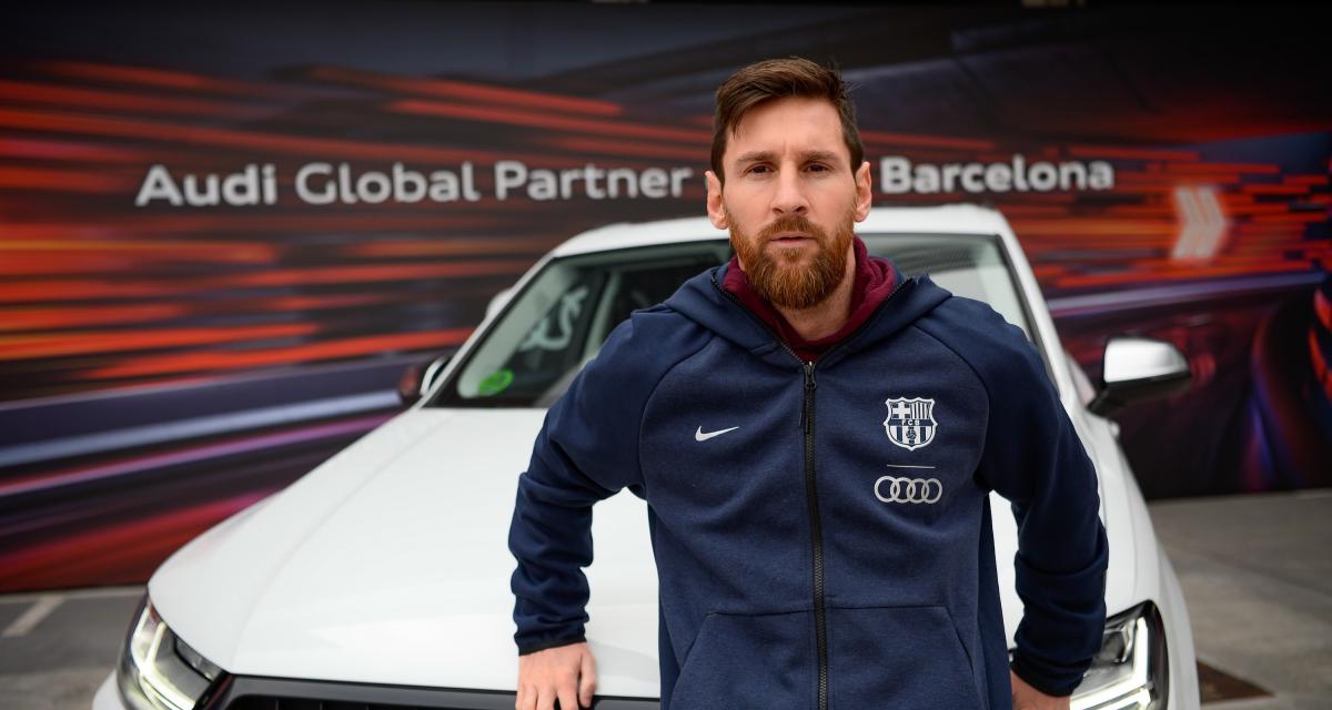 Lionel Messi et son Audi SQ7