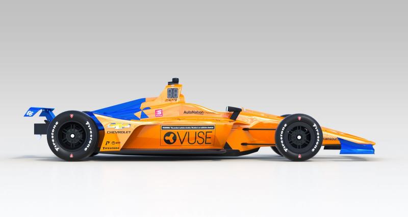 500 Miles d'Indianapolis : McLaren dévoile la monoplace de Fernando Alonso - Découvrez la McLaren de Fernando Alonso pour les 500 Miles d'Indianapolis 2019