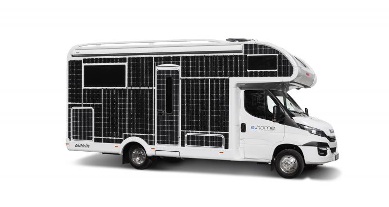 Dethieffs e-Home : le camping-car éléctrique à recharge solaire en 4 points - Et si c'était vrai ?