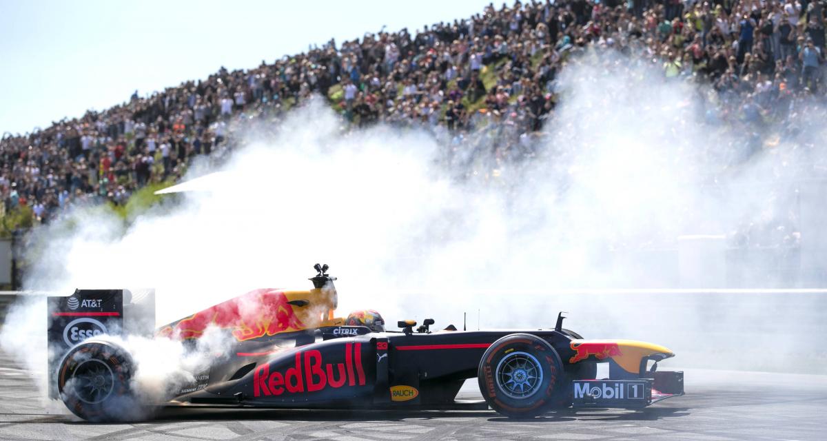 Max Verstappen en 2017 sur le circuit de Zandvoort