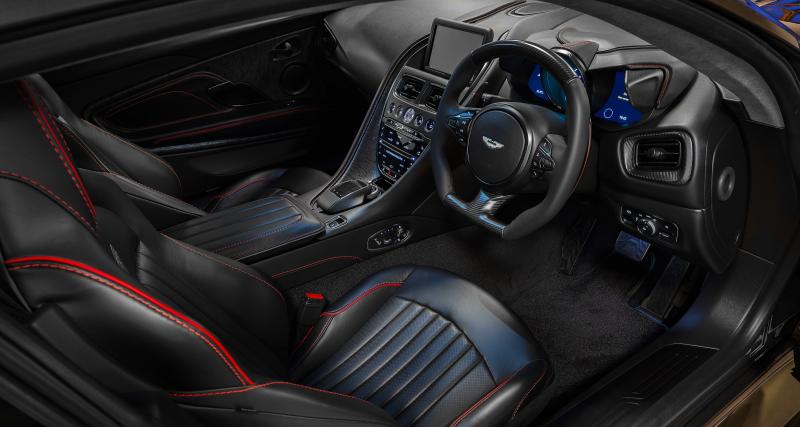 Hommage à James Bond : une Aston Martin DBS Superleggera en série limitée - Signes distinctifs
