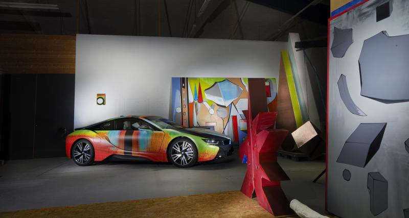 BMW i8 : sculpture automobile par Thomas Scheibitz - Scheibitz et la BMW i8