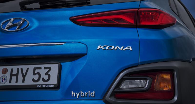 Hyundai Kona : le SUV citadin passe à l’hybride - Motorisation essence + électrique