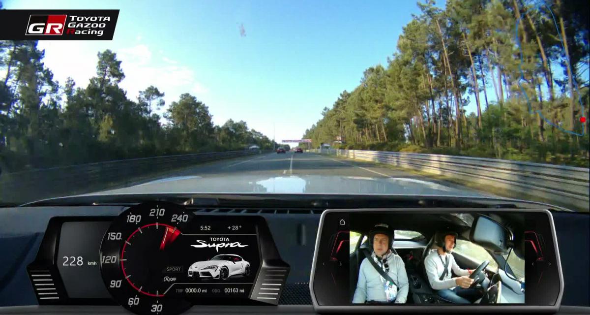 Toyota Supra : notre essai vidéo onboard sur le circuit des 24 heures du Mans