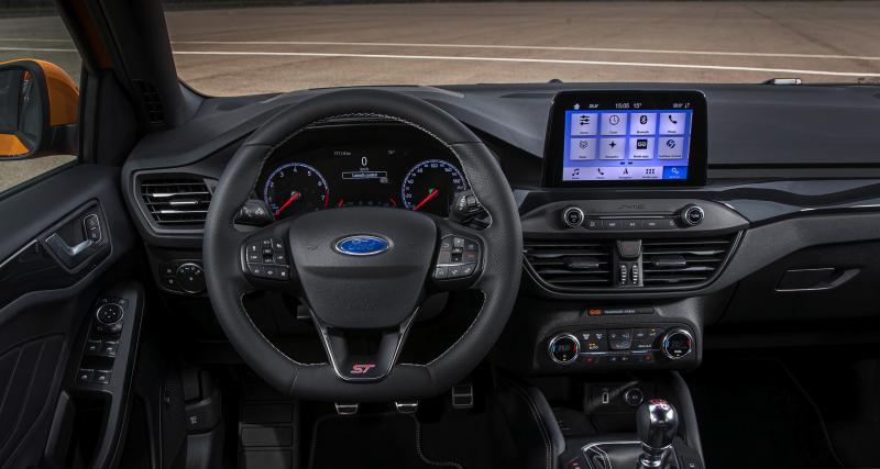 Essai Ford Focus ST : nos impressions au volant de la nouvelle compacte sportive américaine - A l'intérieur : pareil
