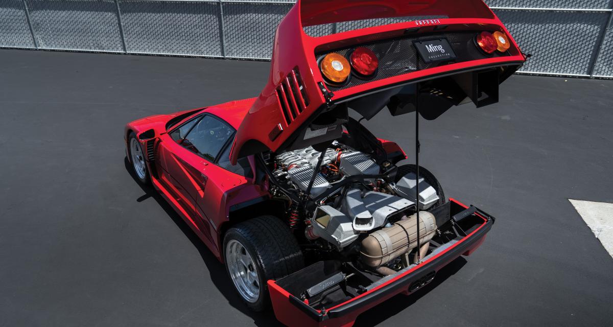 Ferrari F40 : les photos du modèle vendu aux enchères à Monterey en août