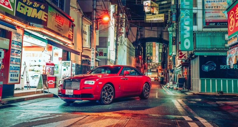  - Rolls-Royce Black Badge : shooting photo international à Tokyo