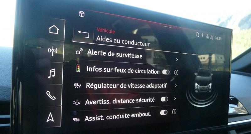 Audi S4 TDI : notre essai en quatre points - Interface tactile