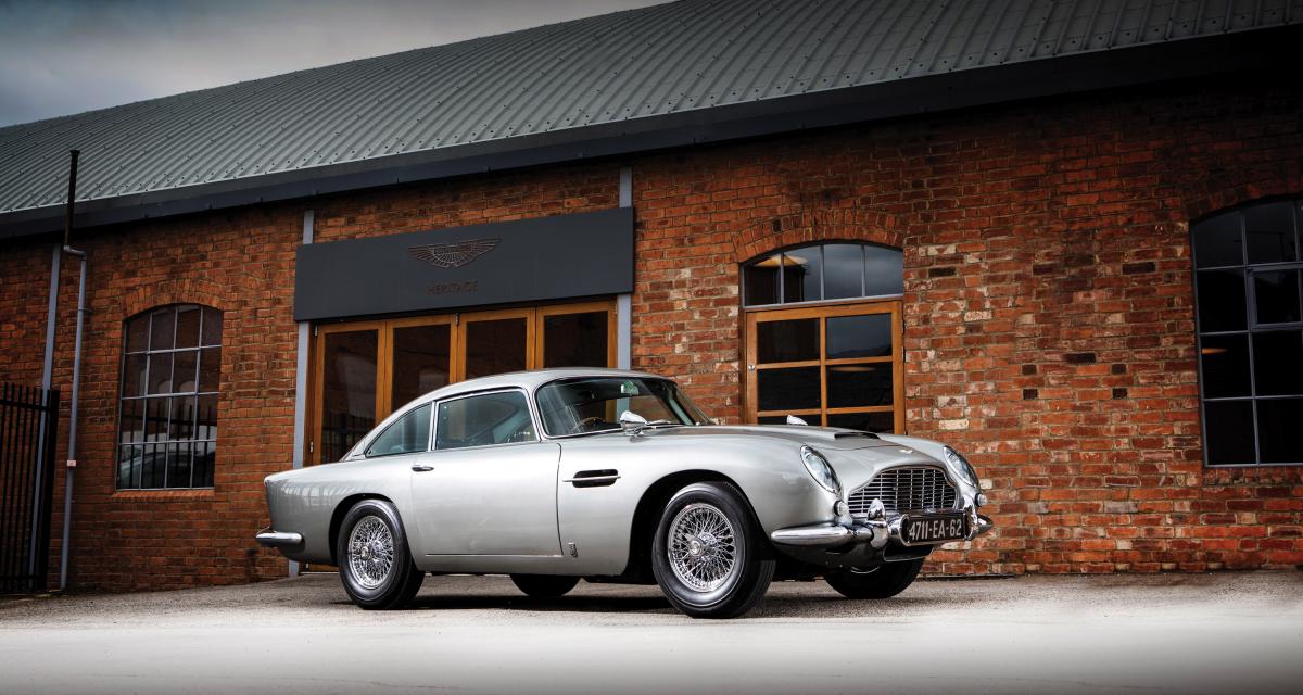 Aston Martin DB5 de James Bond : le joujou mythique de l’agent 007 à vendre aux enchères