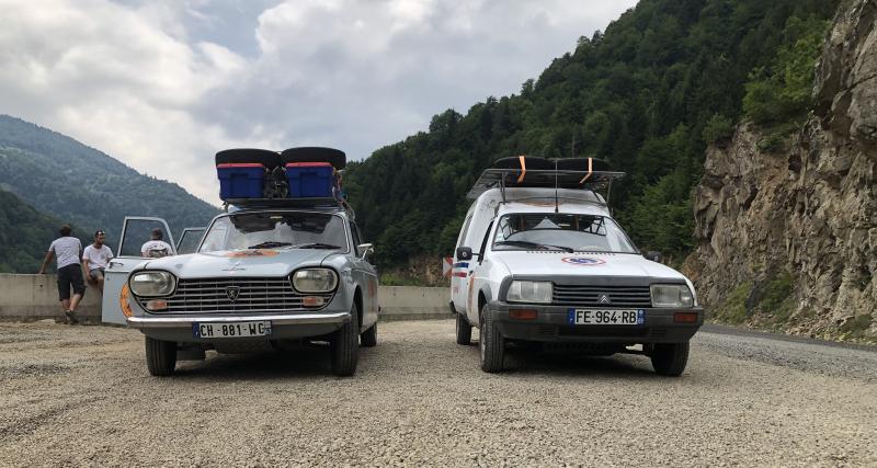 Mongol Rally : Ben et Augustin, deux mecs normaux, qui ont foutu le camp… - La Citroën C15 de Ben et Augustin dont Autonews est partenaire