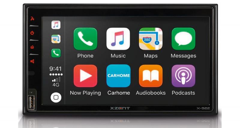  - Xzent commercialise un autoradio CarPlay et Android Auto à un prix canon