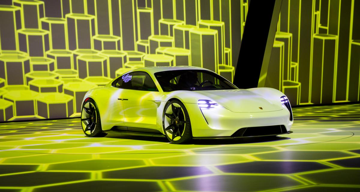 La Porsche Taycan, dérivée du concept Mission E, sera une attraction du salon de Francfort 2019.
