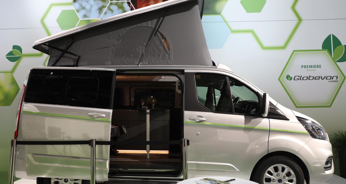 Nos photos du camping-car Dethleffs Globevan e.Hybrid au salon de Düsseldorf