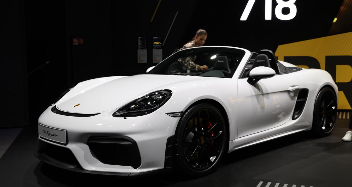 Nouvelle Porsche 718 Spyder : ne l'appelez plus Boxster, nos photos au Salon de Francfort
