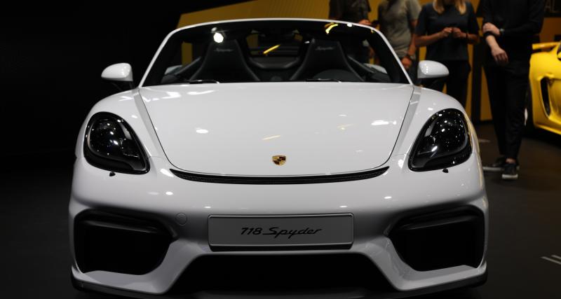 Nouvelle Porsche 718 Spyder : ne l'appelez plus Boxster, nos photos au Salon de Francfort - Plaisir d'offrir et de recevoir