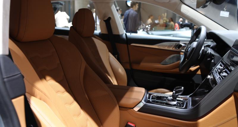 BMW Série 8 Gran Coupé : nos photos du coupé 4 portes au salon de Francfort - Intérieur haute couture