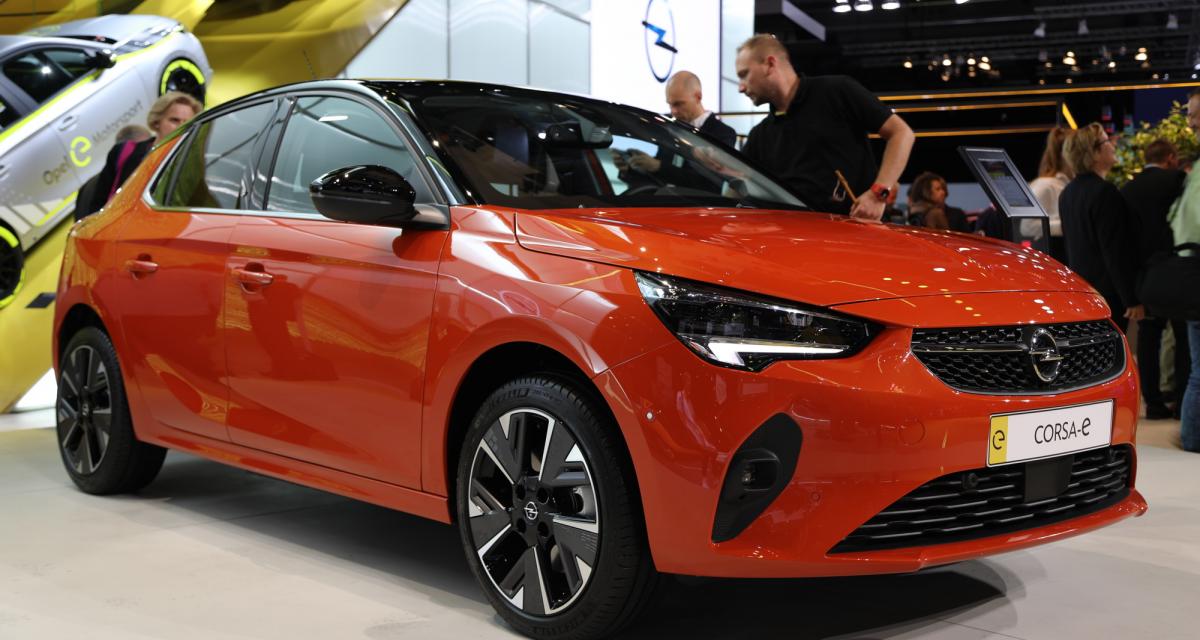 Opel Corsa-e : nos photos de la citadine 100 % électrique au salon de Francfort 2019