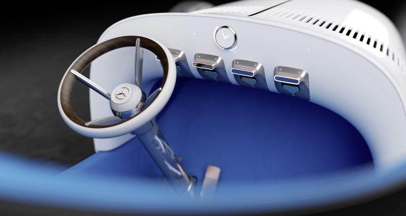 Vision Mercedes Simplex : un concept-car inédit entre histoire et futur - La technologie a aussi sa place