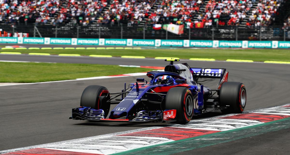 Pierre Gasly au Grand Prix du Mexique 2018 au volant de la Toro Rosso