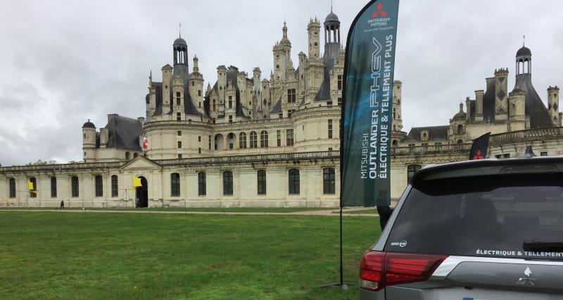 Essai du Mitsubishi Outlander PHEV : une journée franco-nippone à Chambord - Un accueil princier