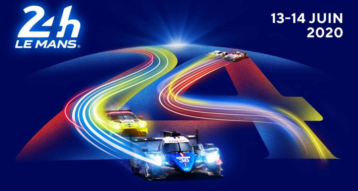 L'affiche officielle des 24 Heures du Mans 2020