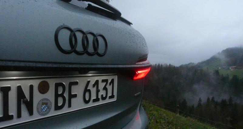 Essai de l’Audi A6 Allroad : même pas peur ! - L'A6 Allroad est toujours d'attaque pour s'engager sur les chemins les plus inquiétants.
