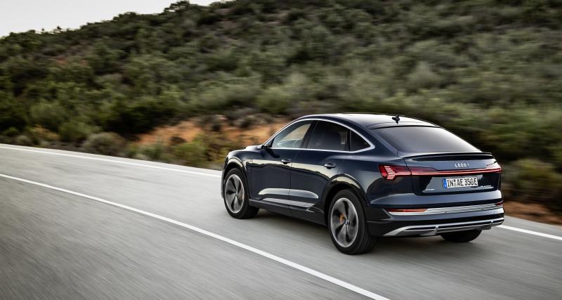 Audi e-tron Sportback : le nouveau SUV coupé 100% électrique débarque à Los Angeles - Deux batteries au choix
