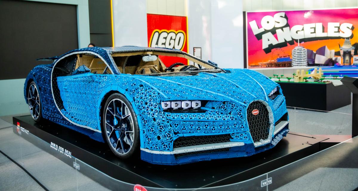 La Bugatti Chiron Lego en photos au LA Auto Show 2019