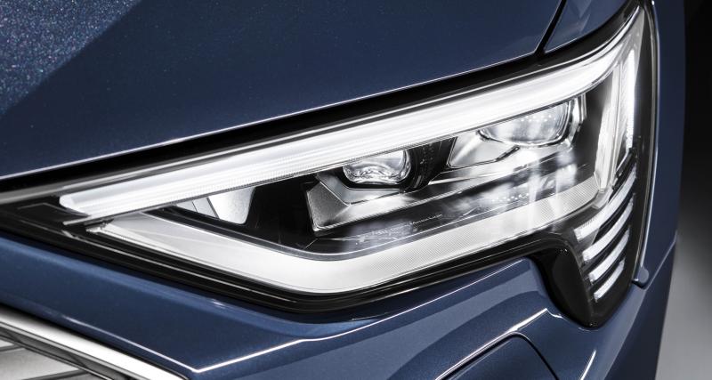 Audi e-tron Sportback : le SUV coupé électrique en 4 points - Éclairage matriciel