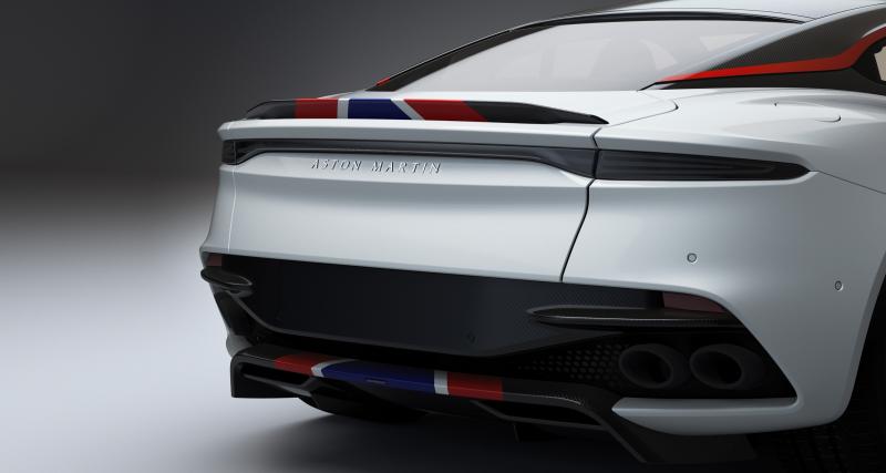 Aston Martin DBS Superleggera : en mode Concorde - Union Jack en force 