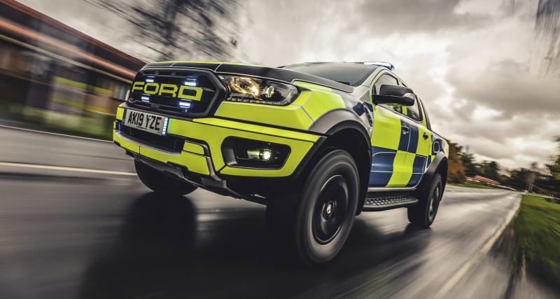 Ford Ranger Raptor et Focus ST pour la police anglaise : véhicules d’intervention au top - Ford Ranger Raptor